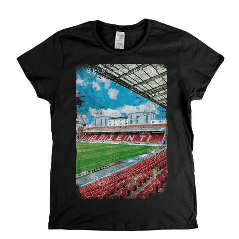 Brisbane Road Football Ground Poster Womens T-Shirt