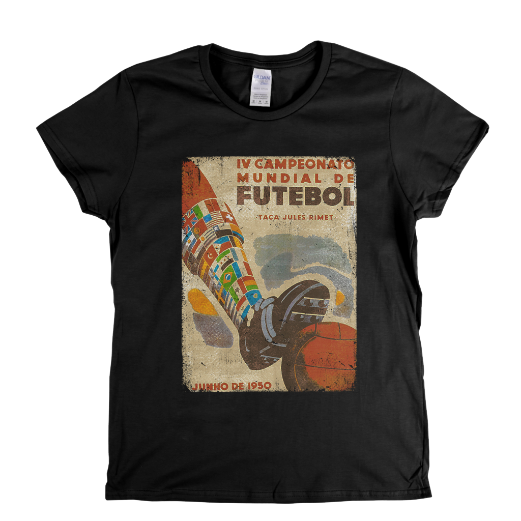 World Cup 1950 Poster Womens T-Shirt