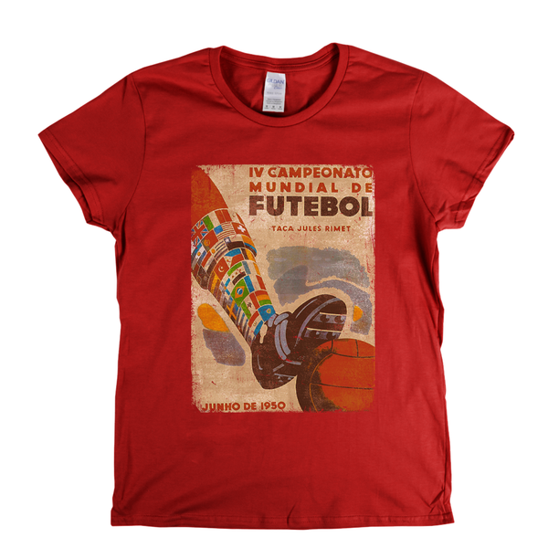 World Cup 1950 Poster Womens T-Shirt