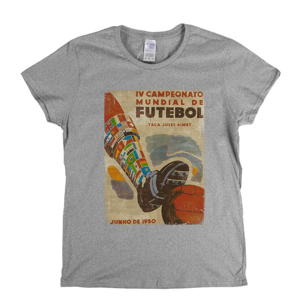 World Cup 1950 Poster Womens T-Shirt