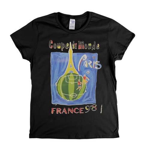 France 98 World Cup Poster Womens T-Shirt