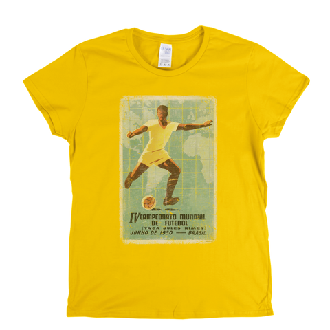 Brasil World Cup 1950 Poster Womens T-Shirt