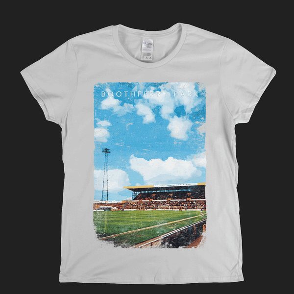 Boothferry Park Football Ground Poster Womens T-Shirt