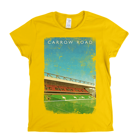 Carrow Road Poster Womens T-Shirt