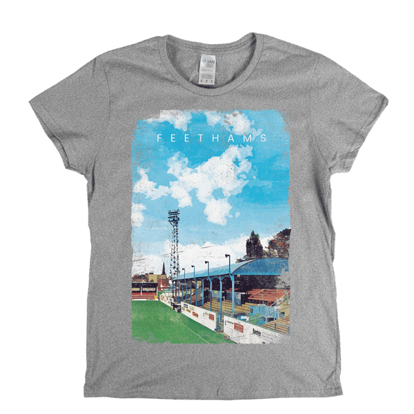 Feethams Football Ground Poster Womens T-Shirt